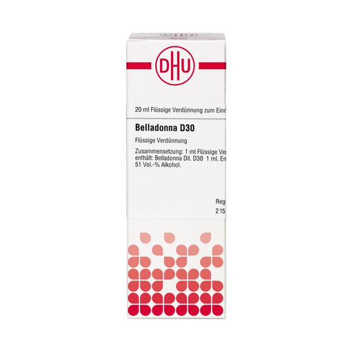 Belladonna D30 DHU Dilution, 20 ml Lösung