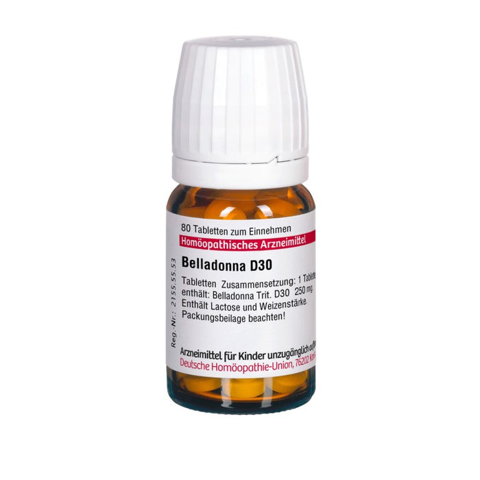 Belladonna D30 DHU Tabletten, 80 St. Tabletten