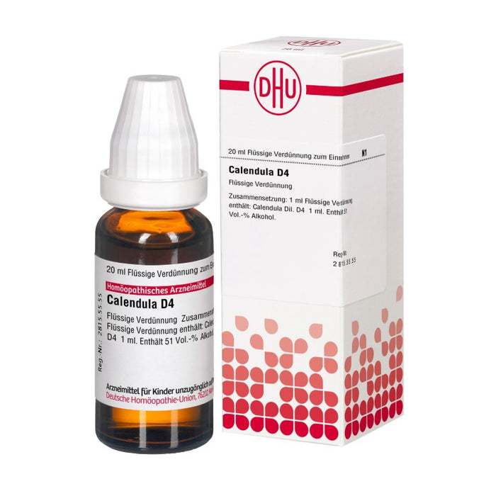 Calendula D4 DHU Dilution, 20 ml Lösung