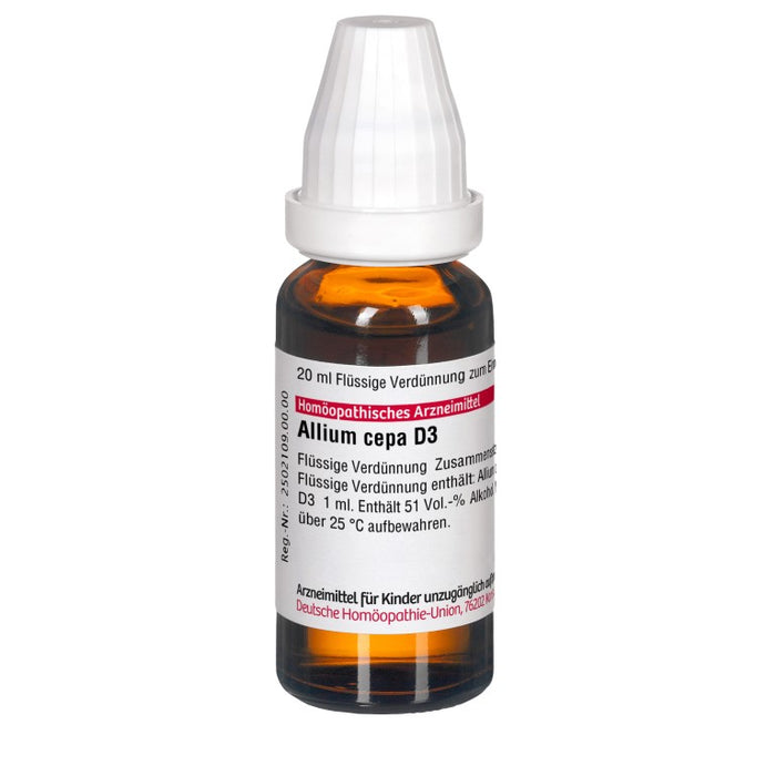 Allium cepa D3 DHU Dilution, 20 ml Lösung
