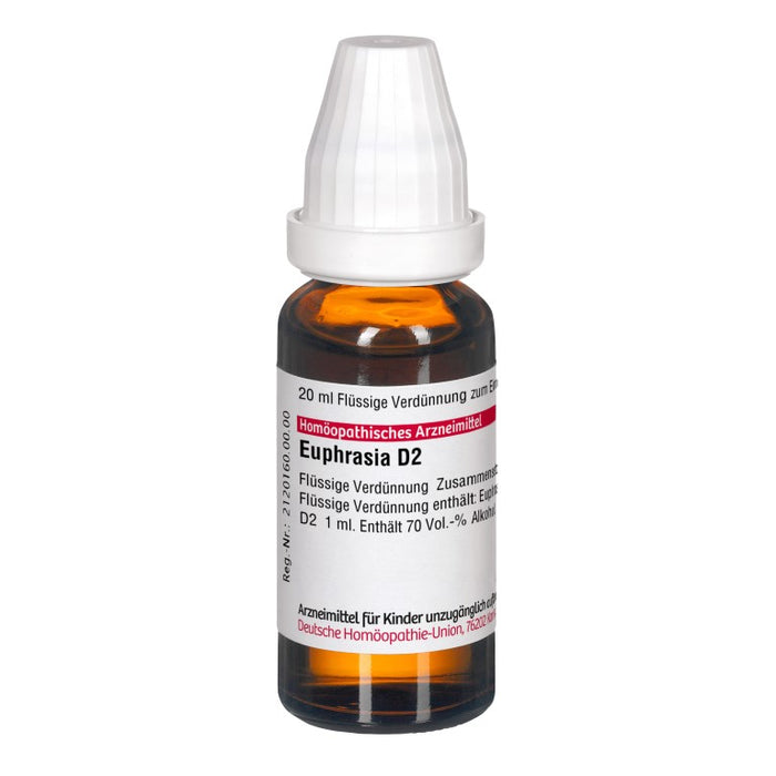 Euphrasia D2 DHU Dilution, 20 ml Lösung