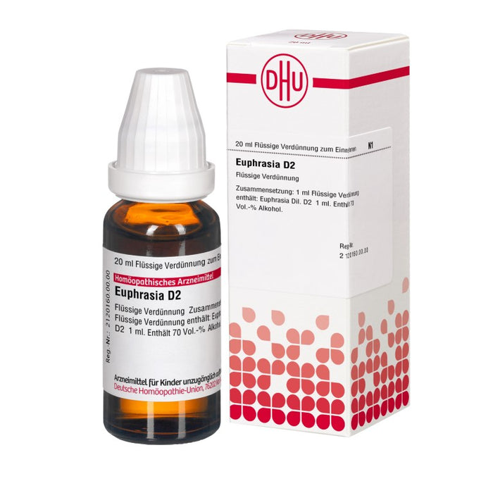 Euphrasia D2 DHU Dilution, 20 ml Lösung