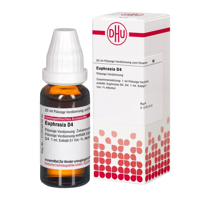 Euphrasia D4 DHU Dilution, 20 ml Lösung