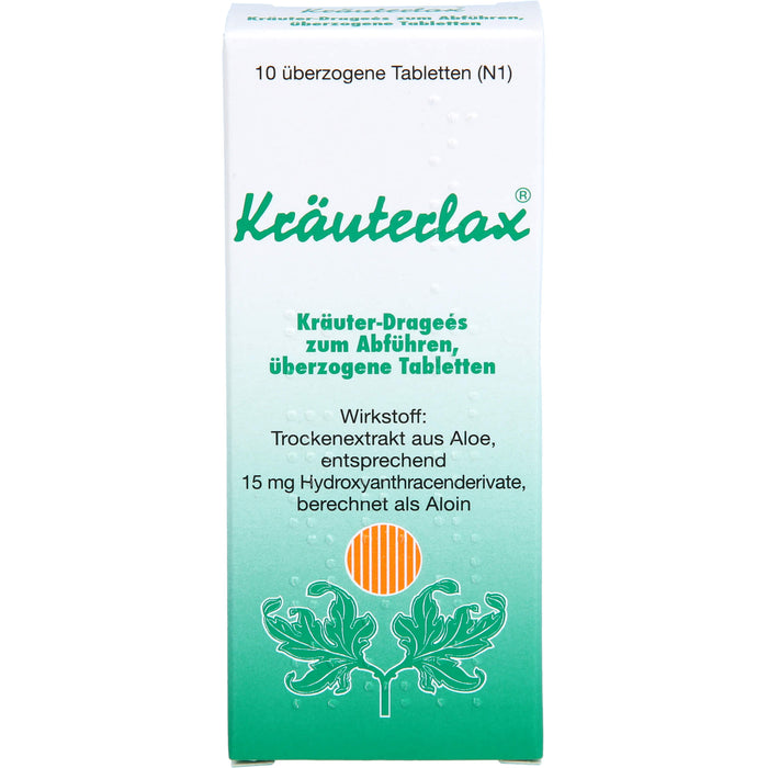 Kräuterlax Kräuter-Dragées zum Abführen, 10 St. Tabletten