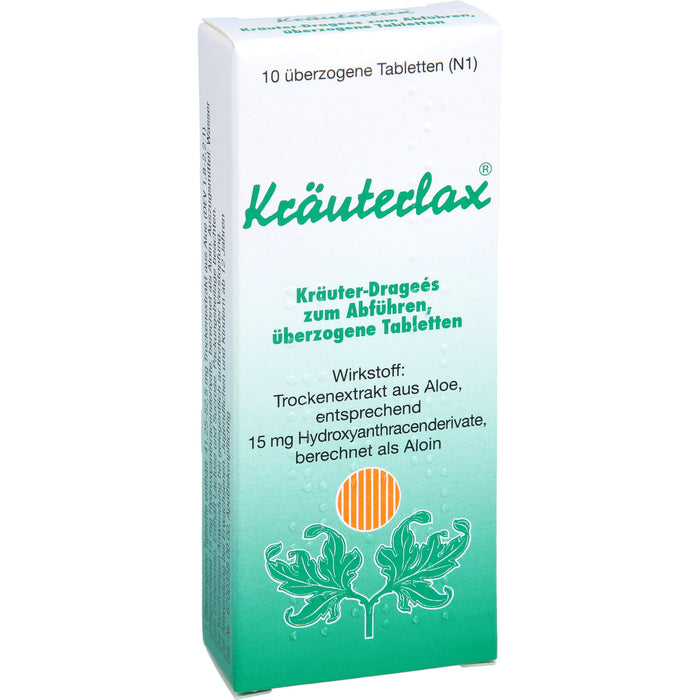 Kräuterlax Kräuter-Dragées zum Abführen, 10 St. Tabletten