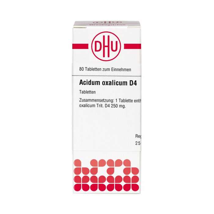 DHU Acidum oxalicum D4 Tabletten, 80 St. Tabletten