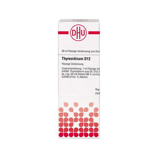 Thyreoidinum D12 DHU Dilution, 20 ml Lösung