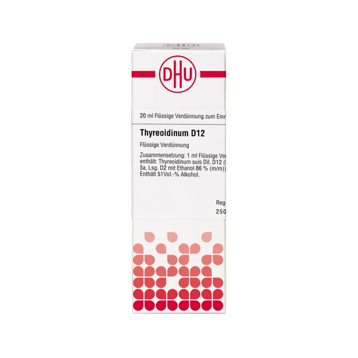 Thyreoidinum D12 DHU Dilution, 20 ml Lösung