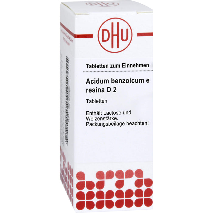 DHU Acidum benzoicum e resina D2 Tabletten, 80 St. Tabletten