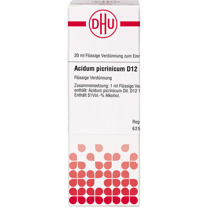DHU Acidum picrinicum D12 Dilution, 20 ml Lösung