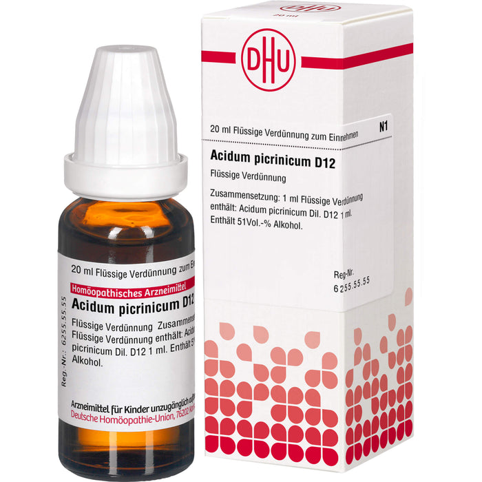 DHU Acidum picrinicum D12 Dilution, 20 ml Lösung