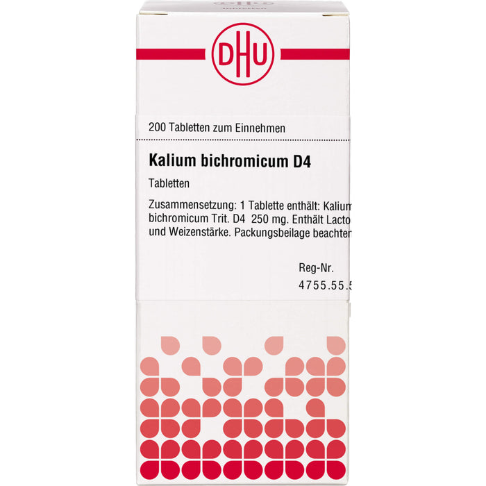 DHU Kalium bichromicum D4 Tabletten, 200 St. Tabletten