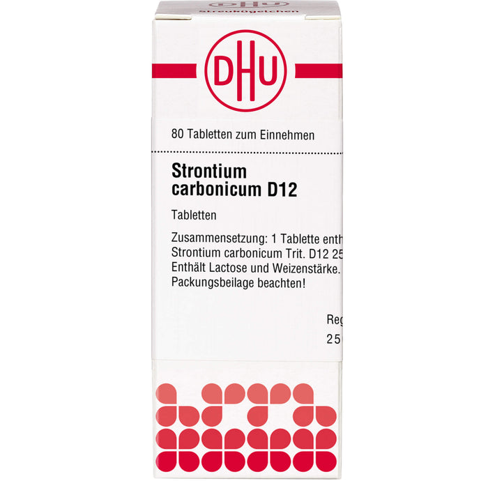 Strontium carbonicum D12 DHU Tabletten, 80 St. Tabletten
