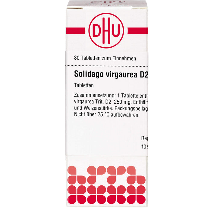 Solidago virgaurea D2 DHU Tabletten, 80 St. Tabletten