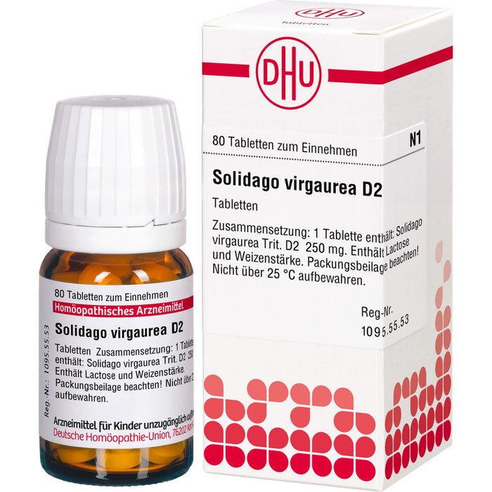 Solidago virgaurea D2 DHU Tabletten, 80 St. Tabletten