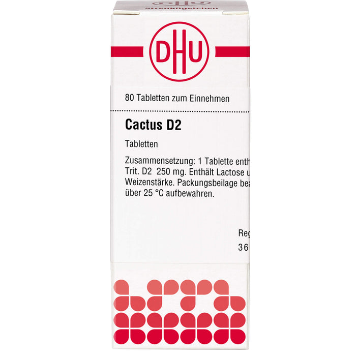 Cactus D2 DHU Tabletten, 80 St. Tabletten