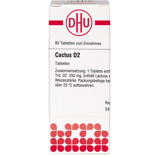 Cactus D2 DHU Tabletten, 80 St. Tabletten