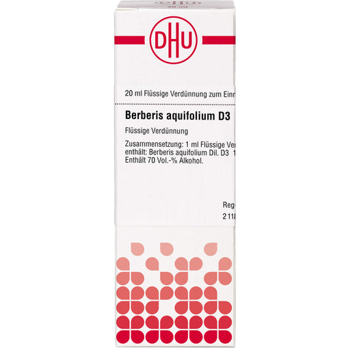 DHU Berberis aquifolium D3 Dilution, 20 ml Lösung