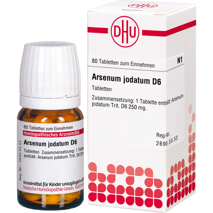 Arsenum jodatum D6 DHU Tabletten, 80 St. Tabletten