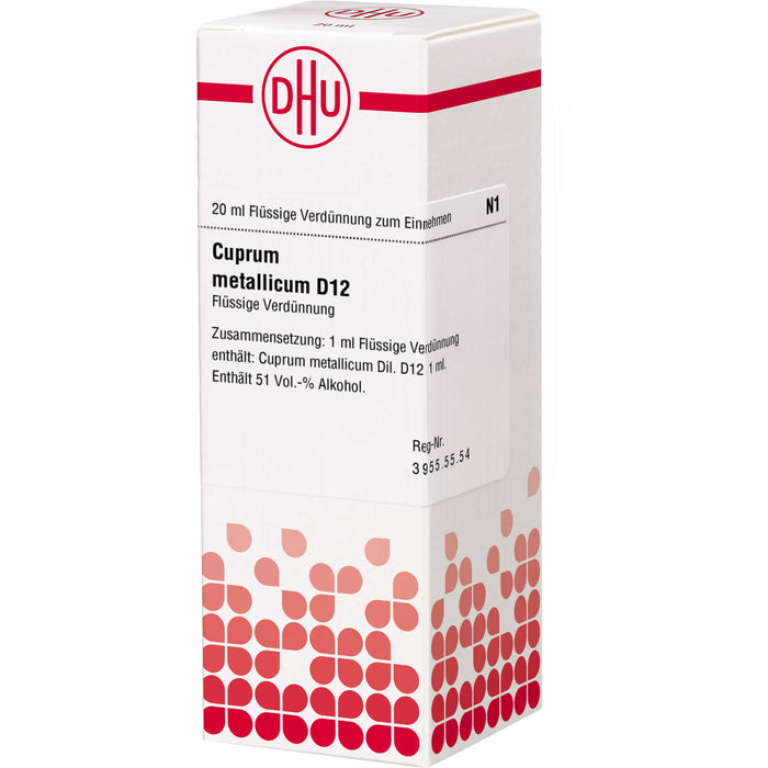 Cuprum metallicum D12 DHU Dilution, 20 ml Lösung