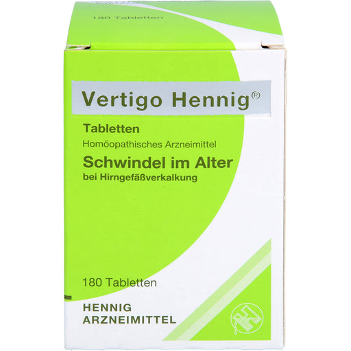 Vertigo Hennig Tabletten, 180 St. Tabletten