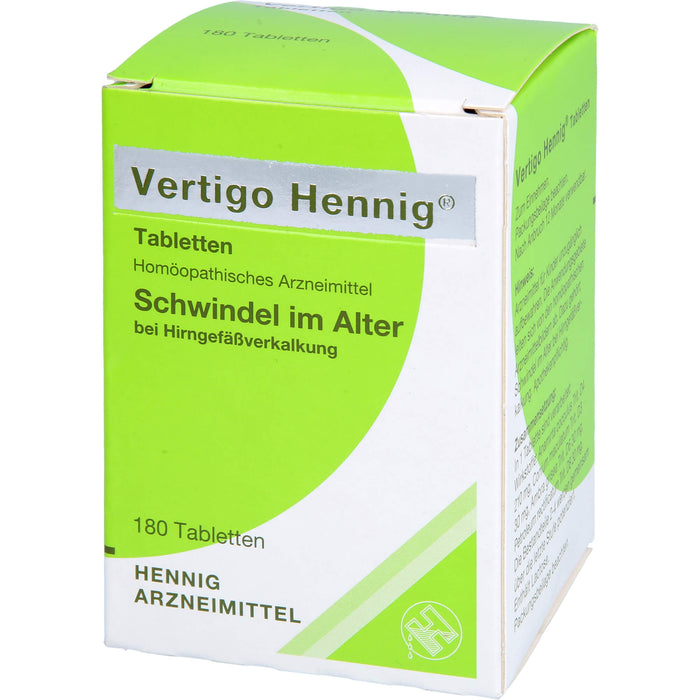 Vertigo Hennig Tabletten, 180 St. Tabletten