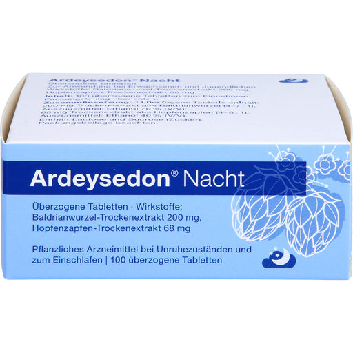 Ardeysedon Nacht Tabletten bei nervös bedingten Einschlafstörungen, 100 St. Tabletten