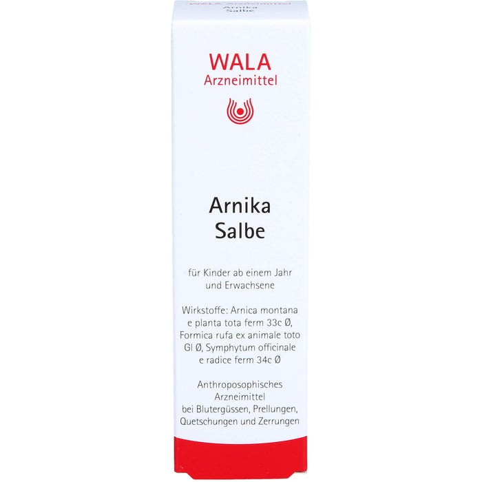 WALA Arnika Salbe bei Blutergüssen, Prellungen, Quetschungen und Prellungen, 30 g Salbe