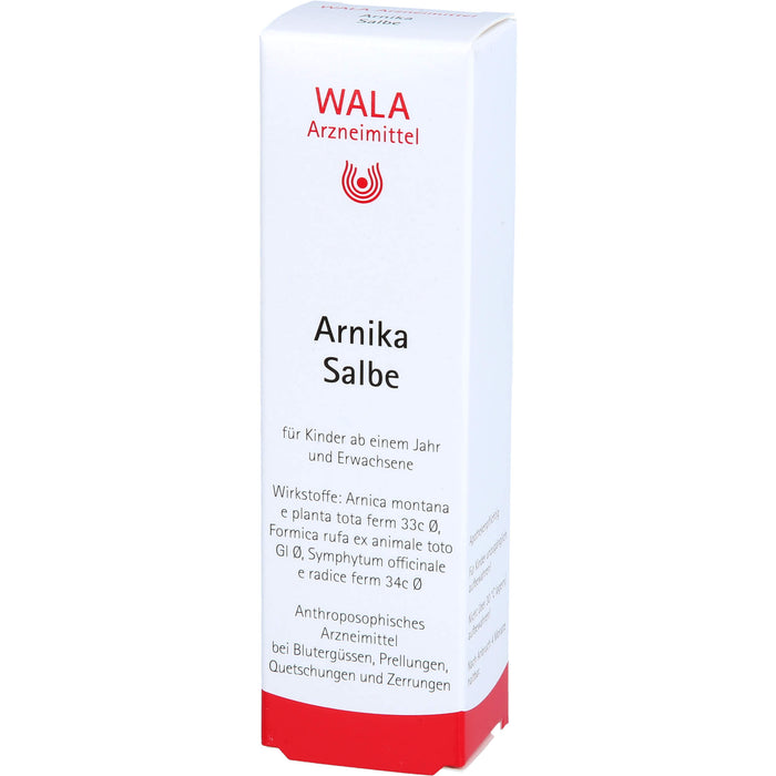 WALA Arnika Salbe bei Blutergüssen, Prellungen, Quetschungen und Prellungen, 30 g Salbe