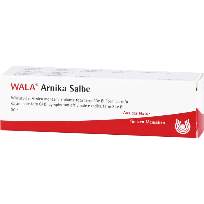 WALA Arnika Salbe bei Blutergüssen, Prellungen, Quetschungen und Prellungen, 30 g Salbe