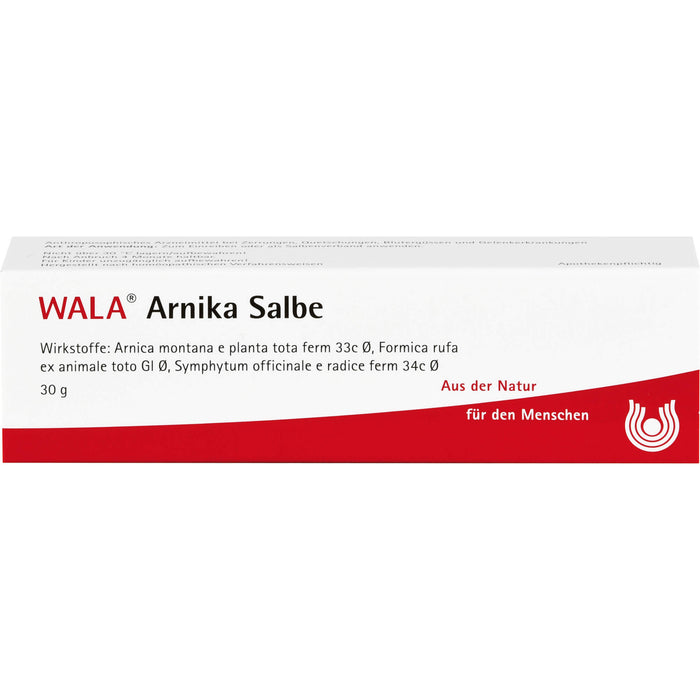 WALA Arnika Salbe bei Blutergüssen, Prellungen, Quetschungen und Prellungen, 30 g Salbe