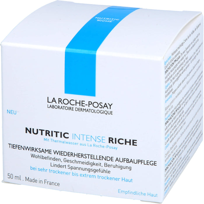 La Roche-Posay Nutritic Intense Riche reichhaltige und ultra-nährende Aufbaupflege, 50 ml Creme