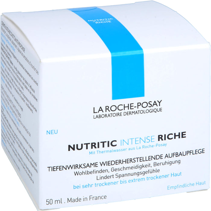 La Roche-Posay Nutritic Intense Riche reichhaltige und ultra-nährende Aufbaupflege, 50 ml Creme
