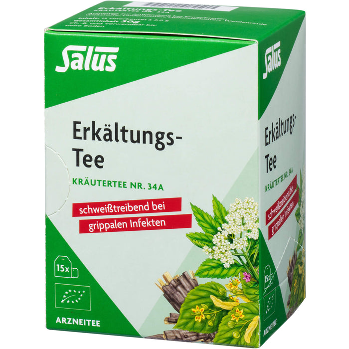 Salus Erkältungs-Tee Nr. 34 a bei grippalen Infekten, 15 St. Filterbeutel