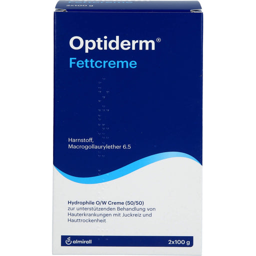 Optiderm Fettcreme bei Juckreiz und Hauttrockenheit, 200 g Creme