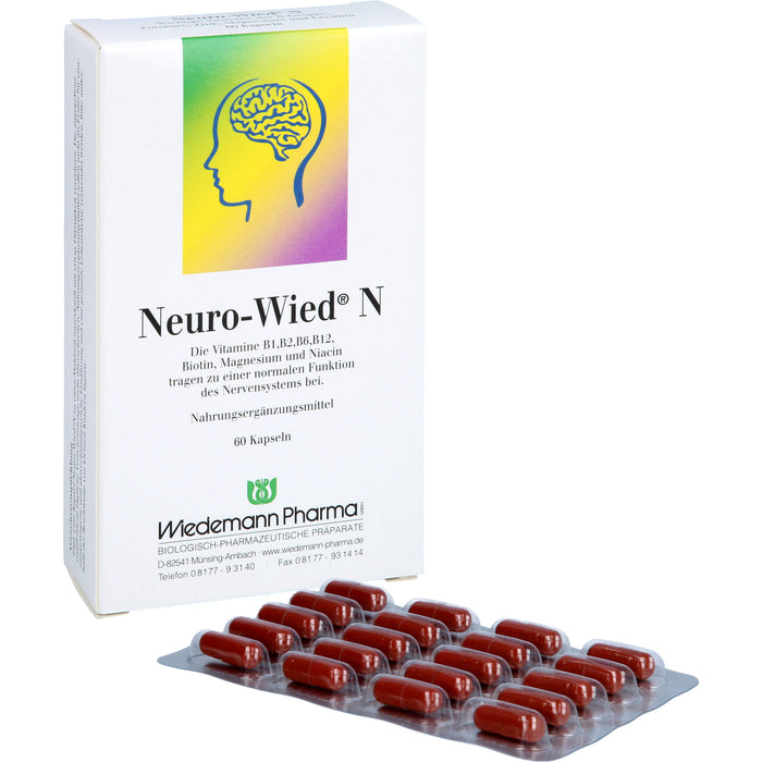 Neuro-Wied N Kapseln für eine normale Funktion des Nervensystems, 60 St. Kapseln