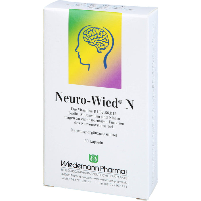 Neuro-Wied N Kapseln für eine normale Funktion des Nervensystems, 60 St. Kapseln