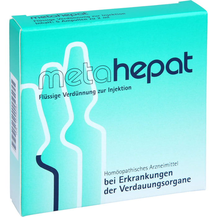 Metahepat flüssige Verdünnung bei Erkrankungen der Verdauungsorgane, 5 St. Ampullen