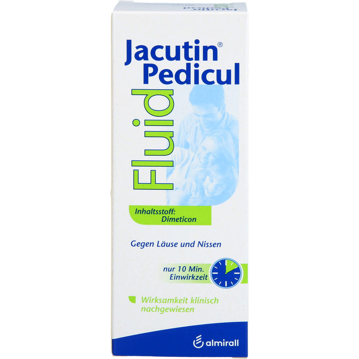 Jacutin Pedicul Fluid mit Nissenkamm gegen Läuse und Nissen, 200 ml Lösung