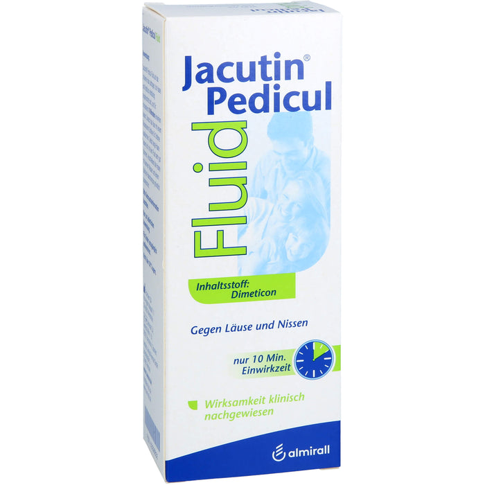Jacutin Pedicul Fluid mit Nissenkamm gegen Läuse und Nissen, 200 ml Lösung
