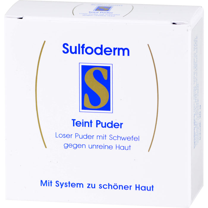 Sulfoderm S Teint Puder gegen unreine Haut, 20 g Puder