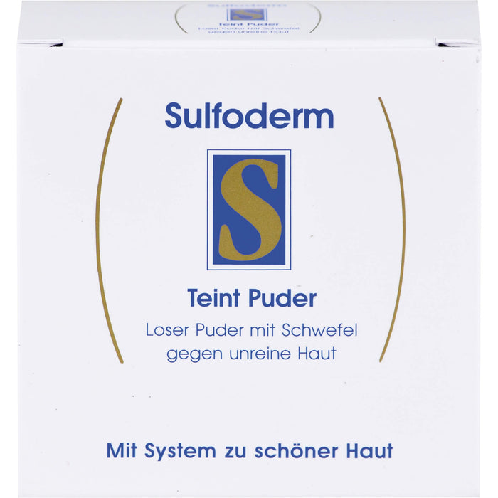 Sulfoderm S Teint Puder gegen unreine Haut, 20 g Puder