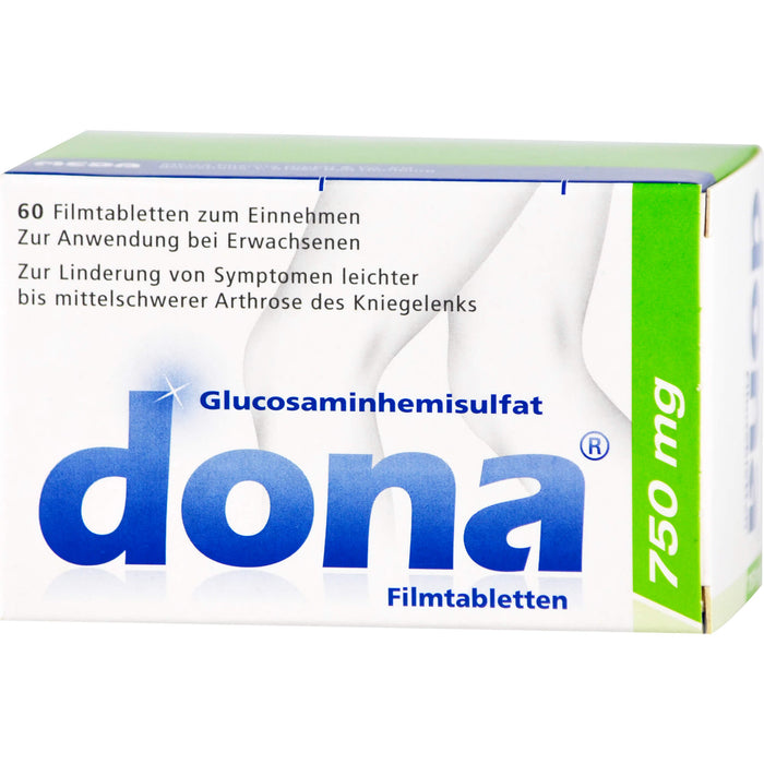 Dona 750 mg Filmtabletten bei Arthrose des Kniegelenks, 60 St. Tabletten