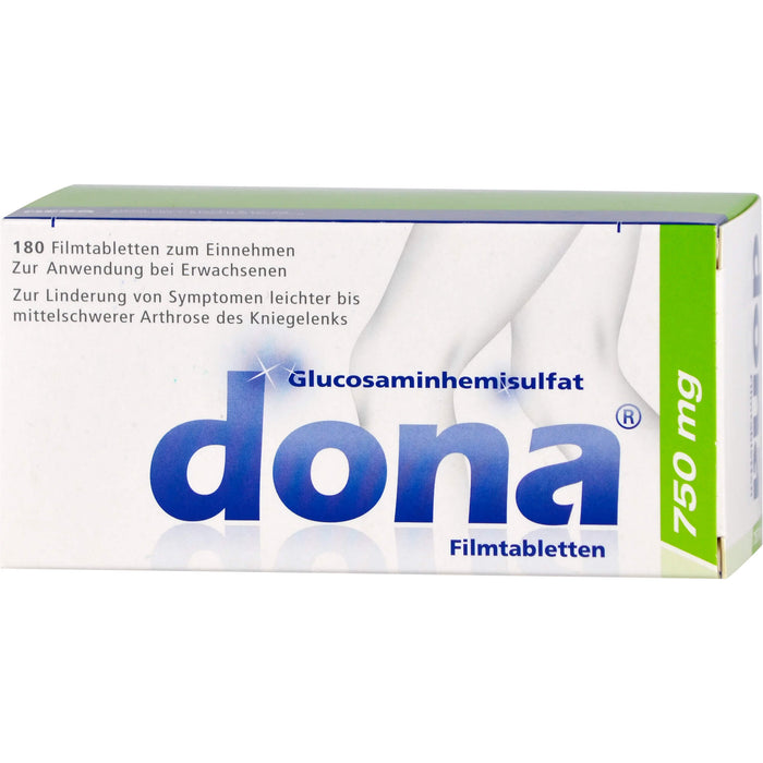 Dona 750 mg Filmtabletten bei leichter bis mittelschwerer Arthrose des Kniegelenks, 180 St. Tabletten