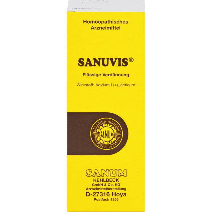 SANUM-KEHLBECK Sanuvis flüssige Verdünnung, 100 ml Lösung