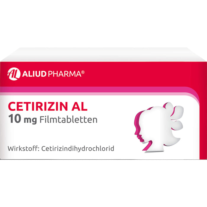 CETIRIZIN AL 10 mg Filmtabletten bei allergischen Erkrankungen, 50 pcs. Tablets