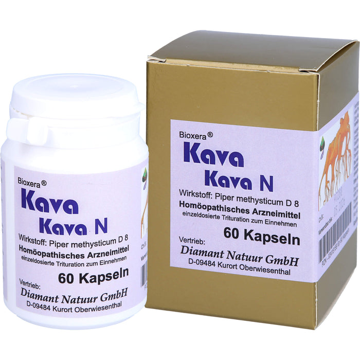 Bioxera Kava Kava N D8 Kapseln, 60 St. Kapseln