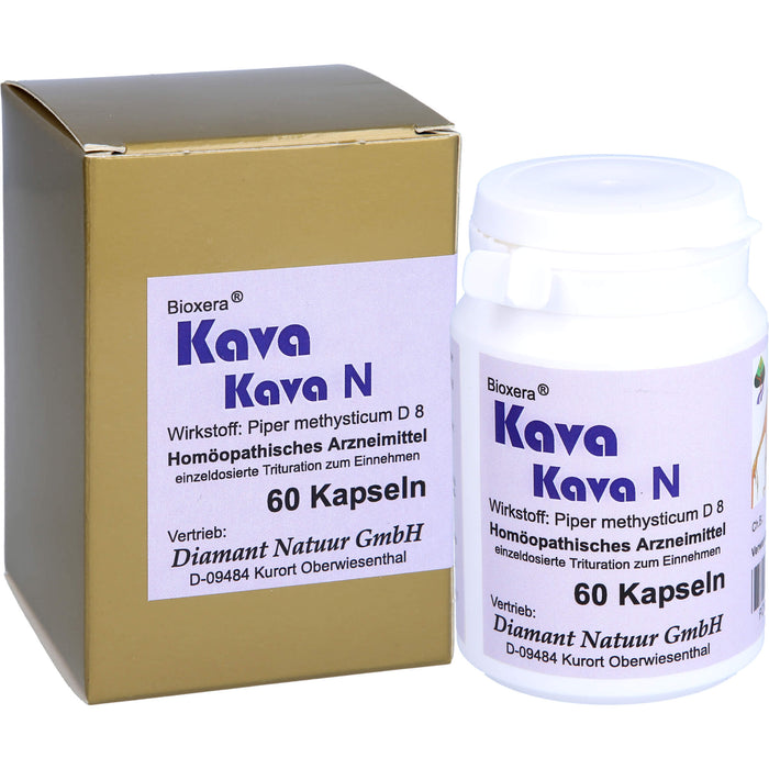 Bioxera Kava Kava N D8 Kapseln, 60 St. Kapseln