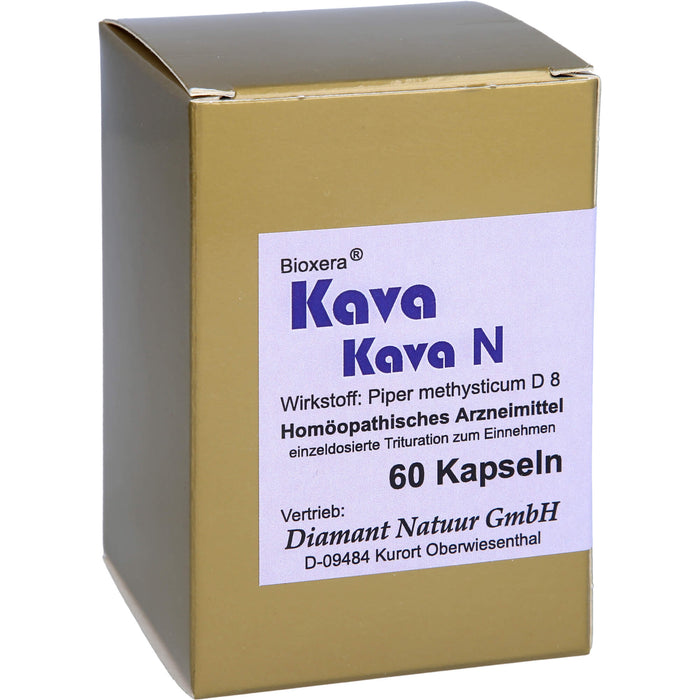 Bioxera Kava Kava N D8 Kapseln, 60 St. Kapseln