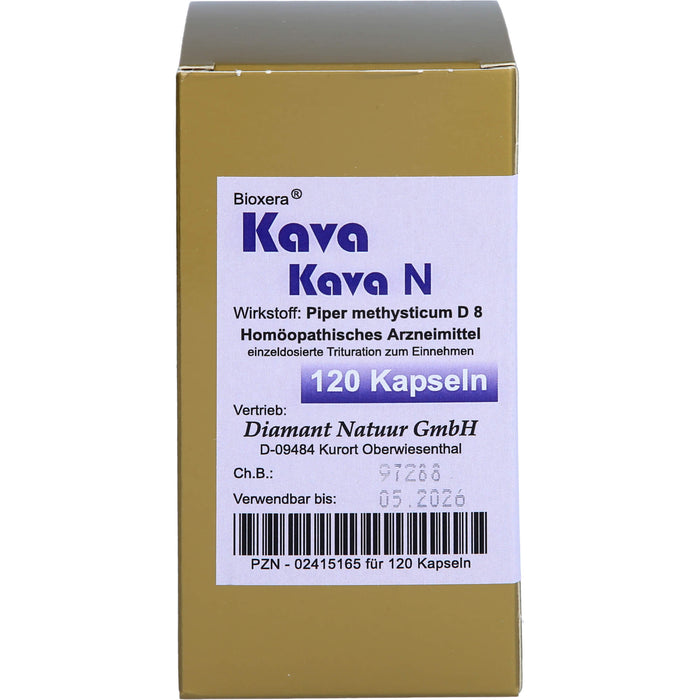 Bioxera Kava Kava N D8 Kapseln, 120 St. Kapseln